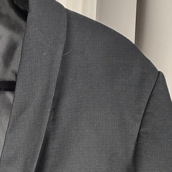 Stacy Adams Black Jacket Size 48R - Picture 3 of 12